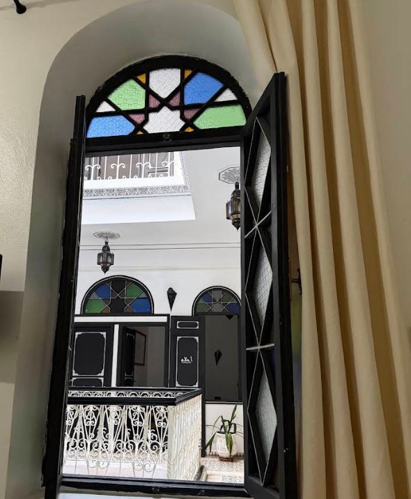 Traditional interior at Riad Tingis in Tangier