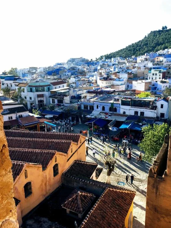 City view near Dar Dadicilef in Chefchaouen