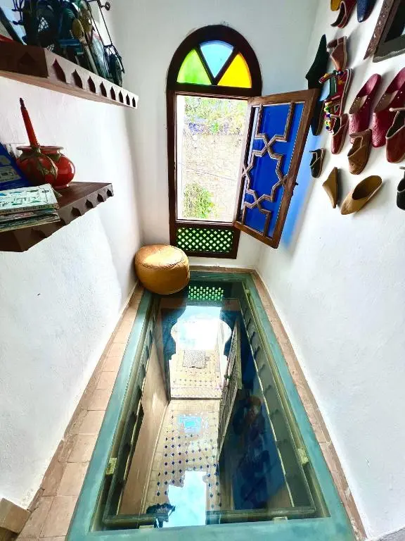 Indoor plunge pool at Kasba Blanca Tangier