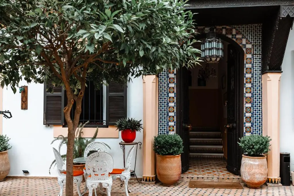 Garden entrance at Lalla Soulika Tangier