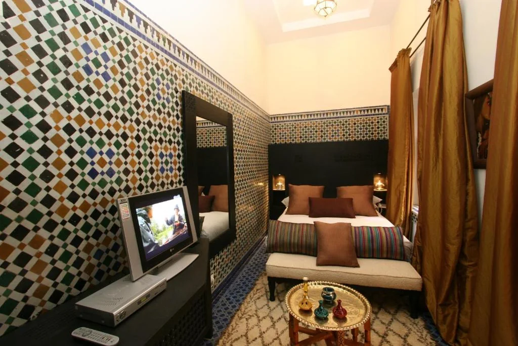 Moroccan style room at Riad Palais Calipau Marrakech