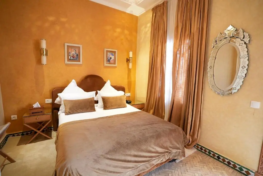 Double room with mirror at Palais Zahia Tangier