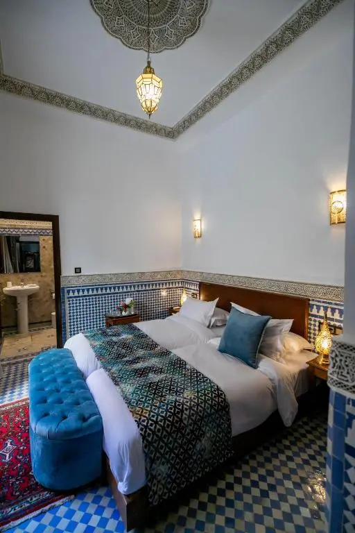 Deluxe double room at Riad Fes Ziyat & Spa