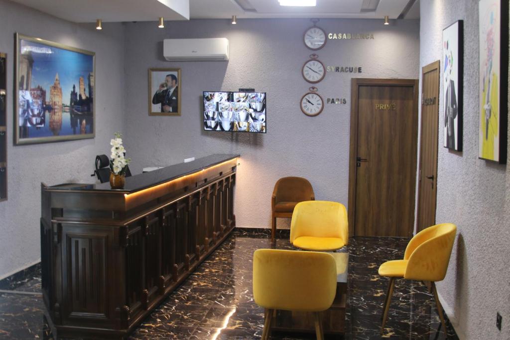 Reception area at The Hotel Syracuse Casablanca